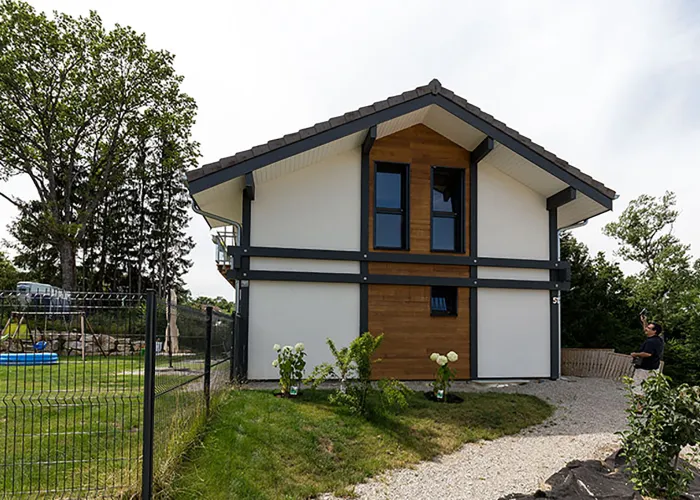 Maison bois Poteaux-Poutres Haute-Savoie Christine | Roch Constructeur Bois